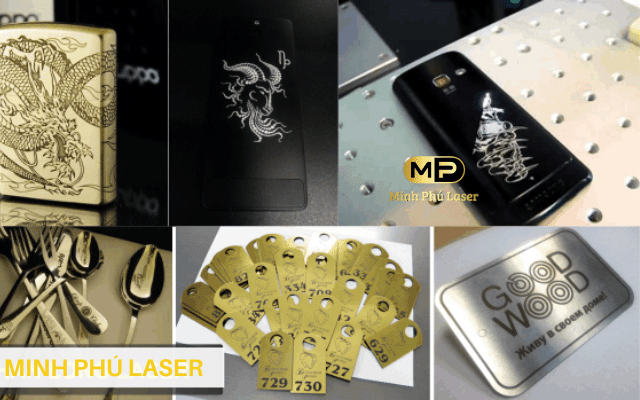 Dịch vụ khắc laser trên kim loại
