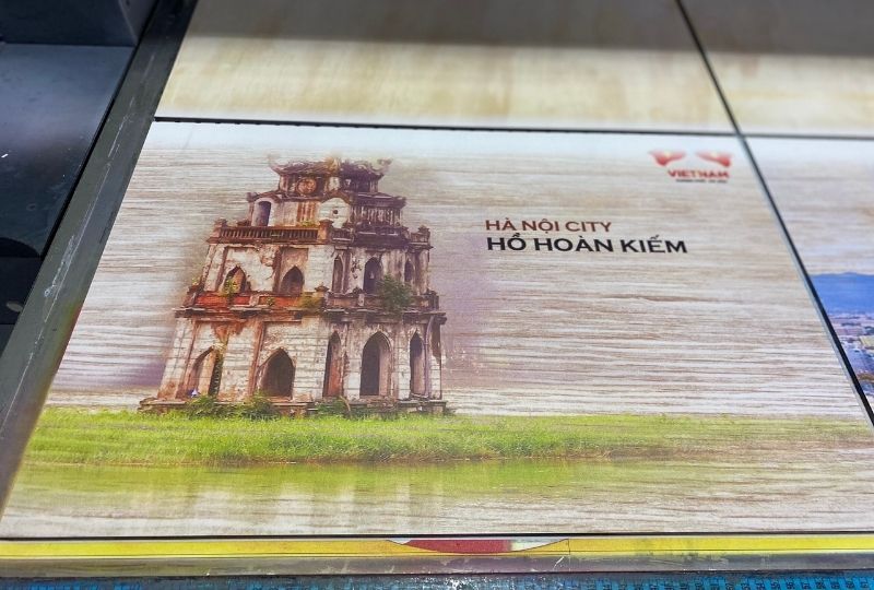 Một số mẫu in UV gỗ các danh lam, thắng cảnh đẹp của Việt Nam 
